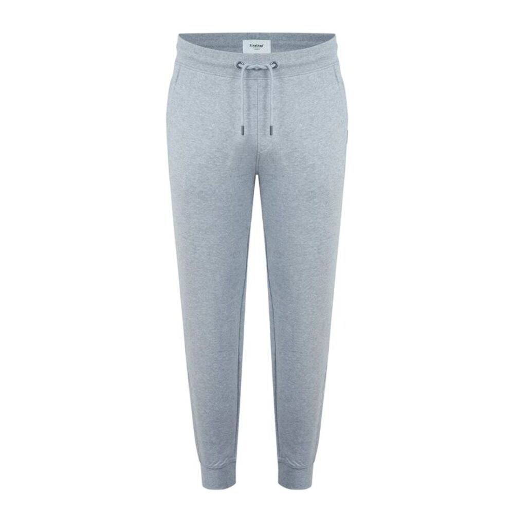 Firetrap Mens Plain Slim Sweatpants / Grey Marl Marl